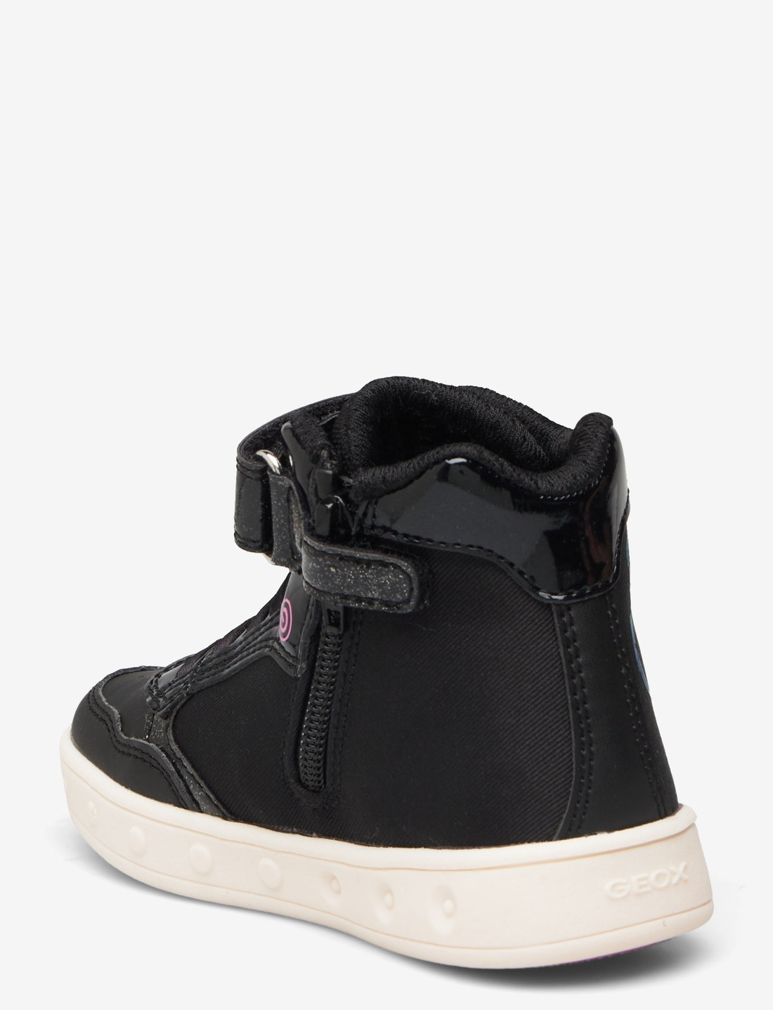GEOX - J SKYLIN GIRL E - vilkuvad botased - black - 2