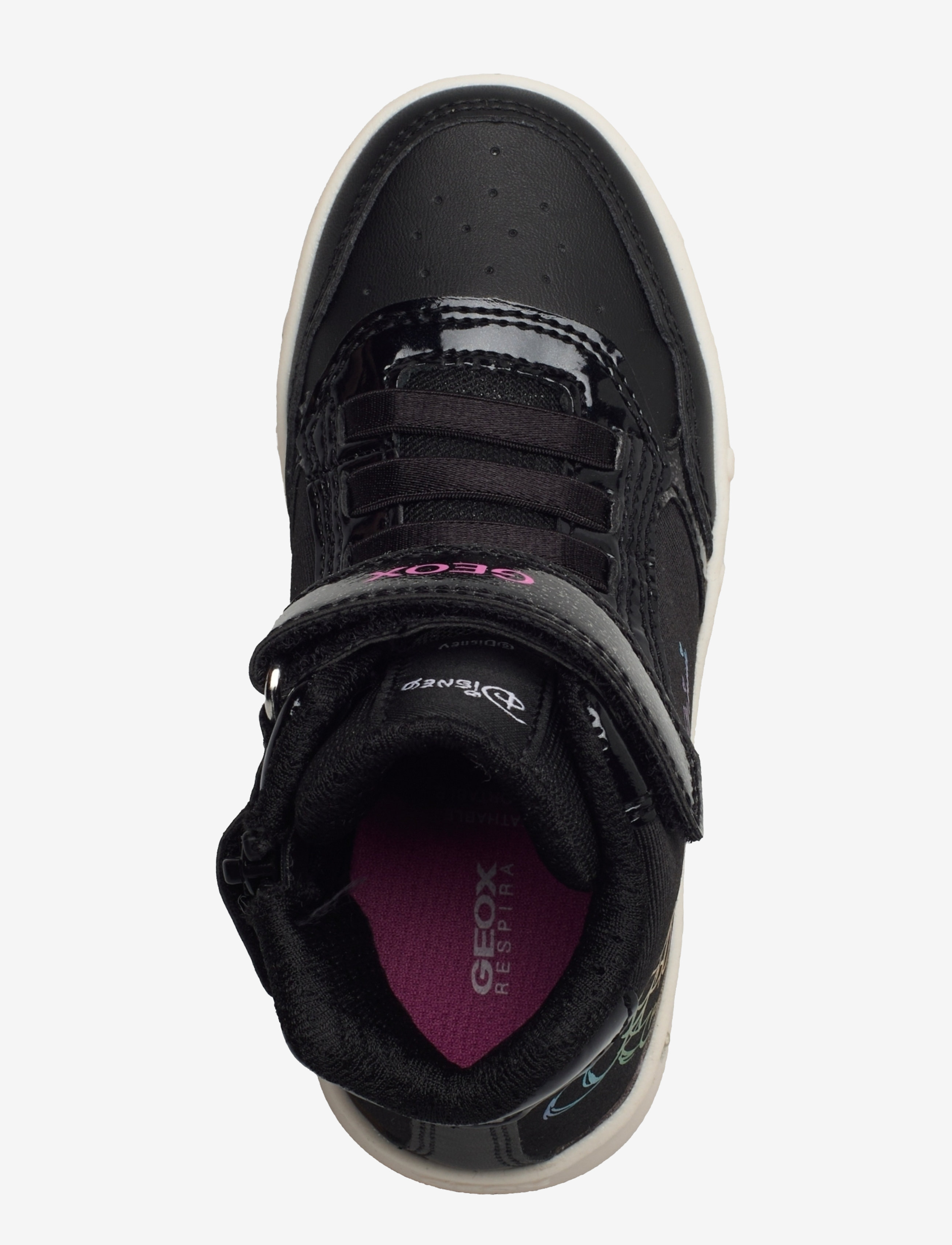 GEOX - J SKYLIN GIRL E - hoge sneakers - black - 3