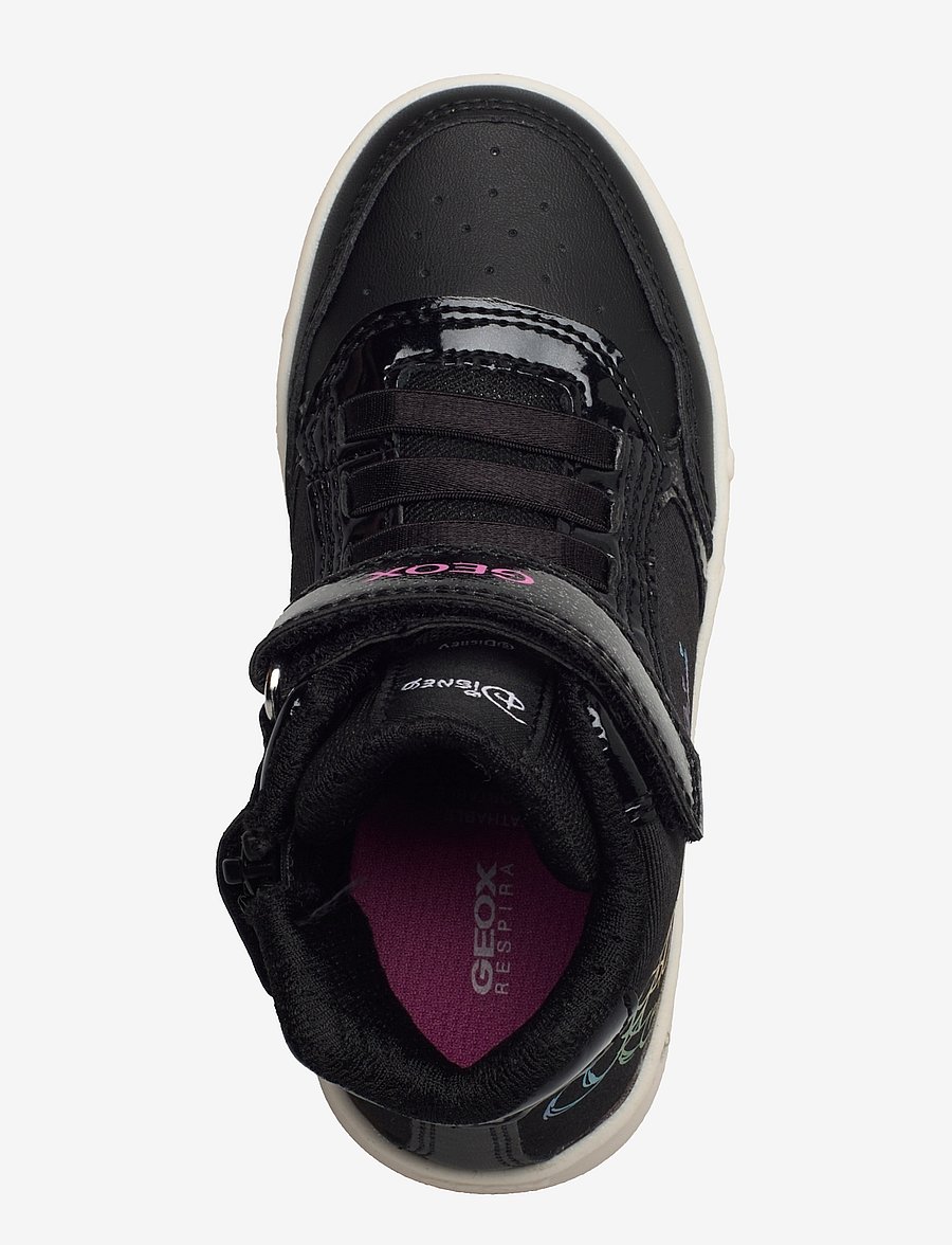 GEOX - J SKYLIN GIRL E - blinkende turnschuhe - black - 3