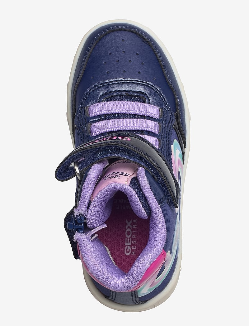 GEOX - J SKYLIN GIRL - blinkende turnschuhe - navy/fuchsia - 3