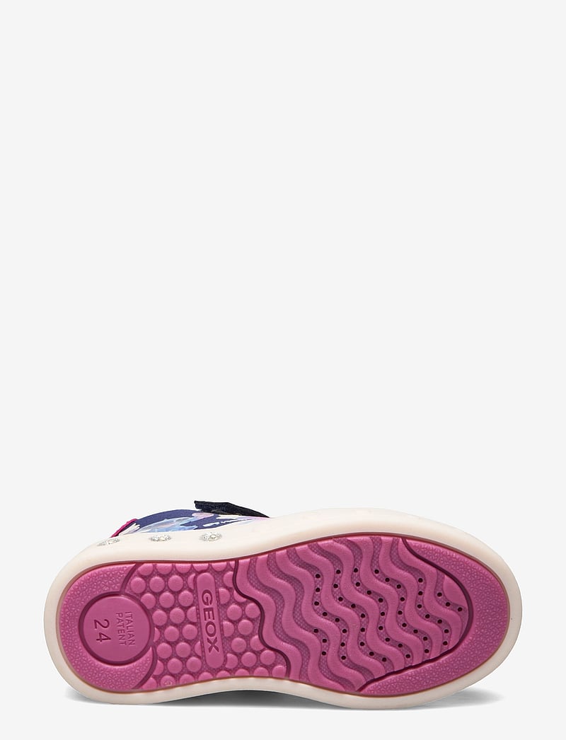 GEOX - J SKYLIN GIRL - blinkende turnschuhe - navy/fuchsia - 4