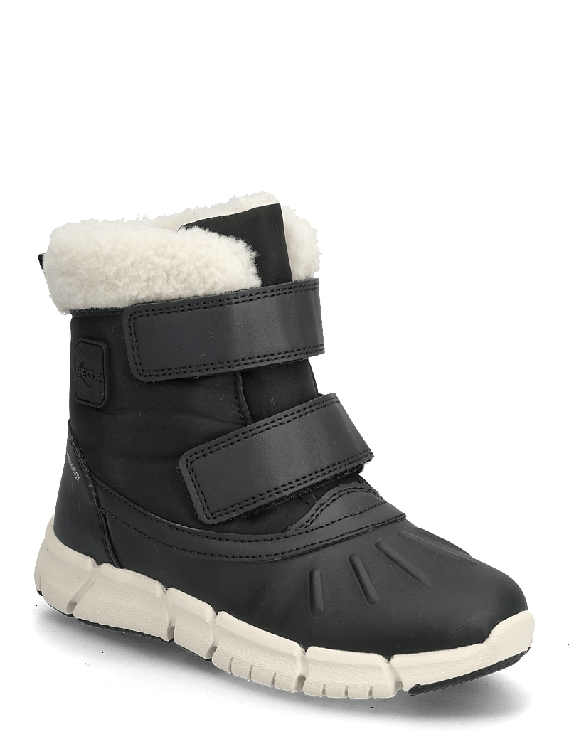GEOX - J FLEXYPER GIRL B AB - vinterstøvler - blk oxford - 0