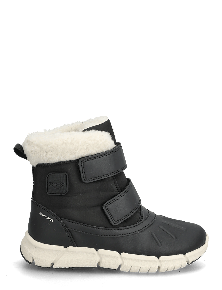 GEOX - J FLEXYPER GIRL B AB - Žieminiai batai - blk oxford - 1