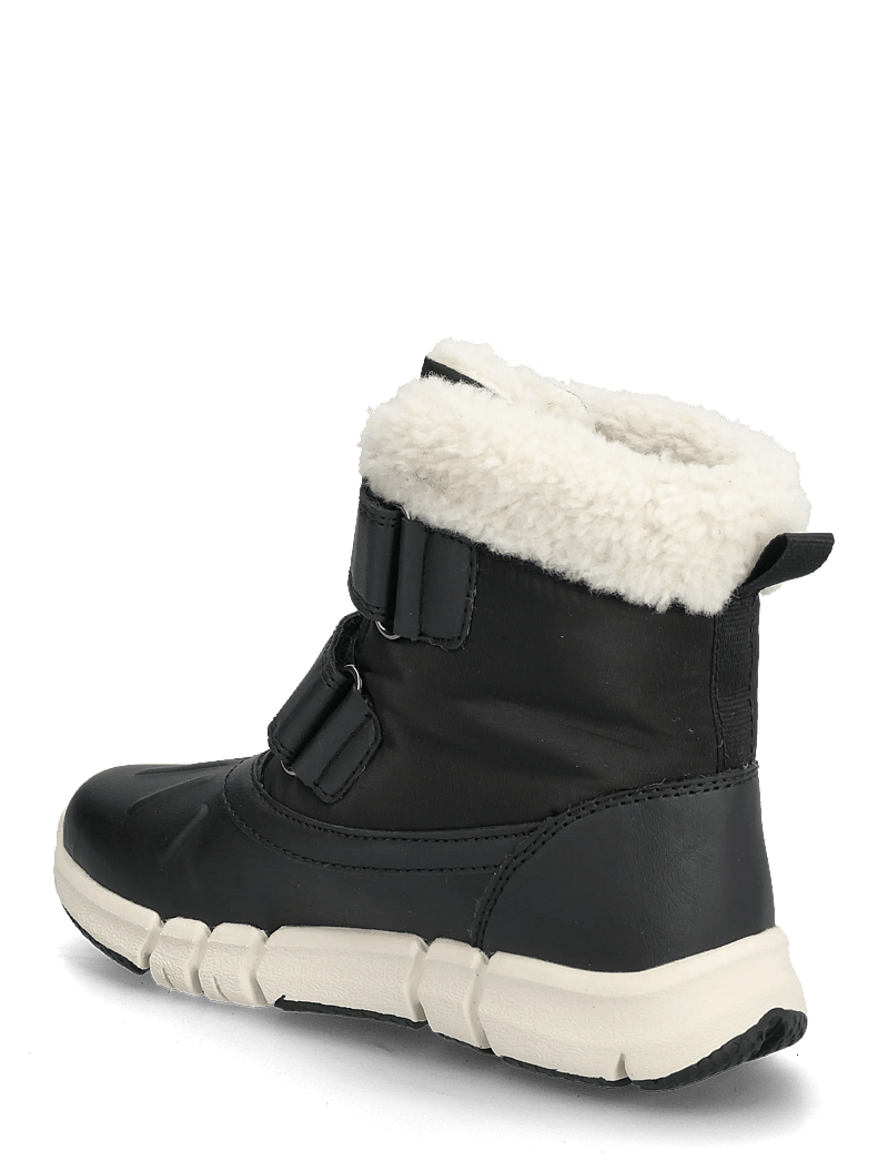 GEOX - J FLEXYPER GIRL B AB - vinterstøvler - blk oxford - 2