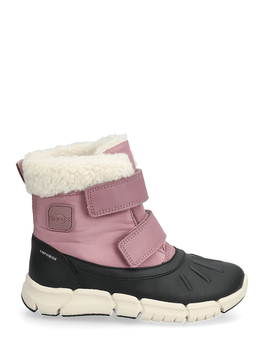 GEOX - J FLEXYPER GIRL B AB - vinterstövlar - pink/black - 1