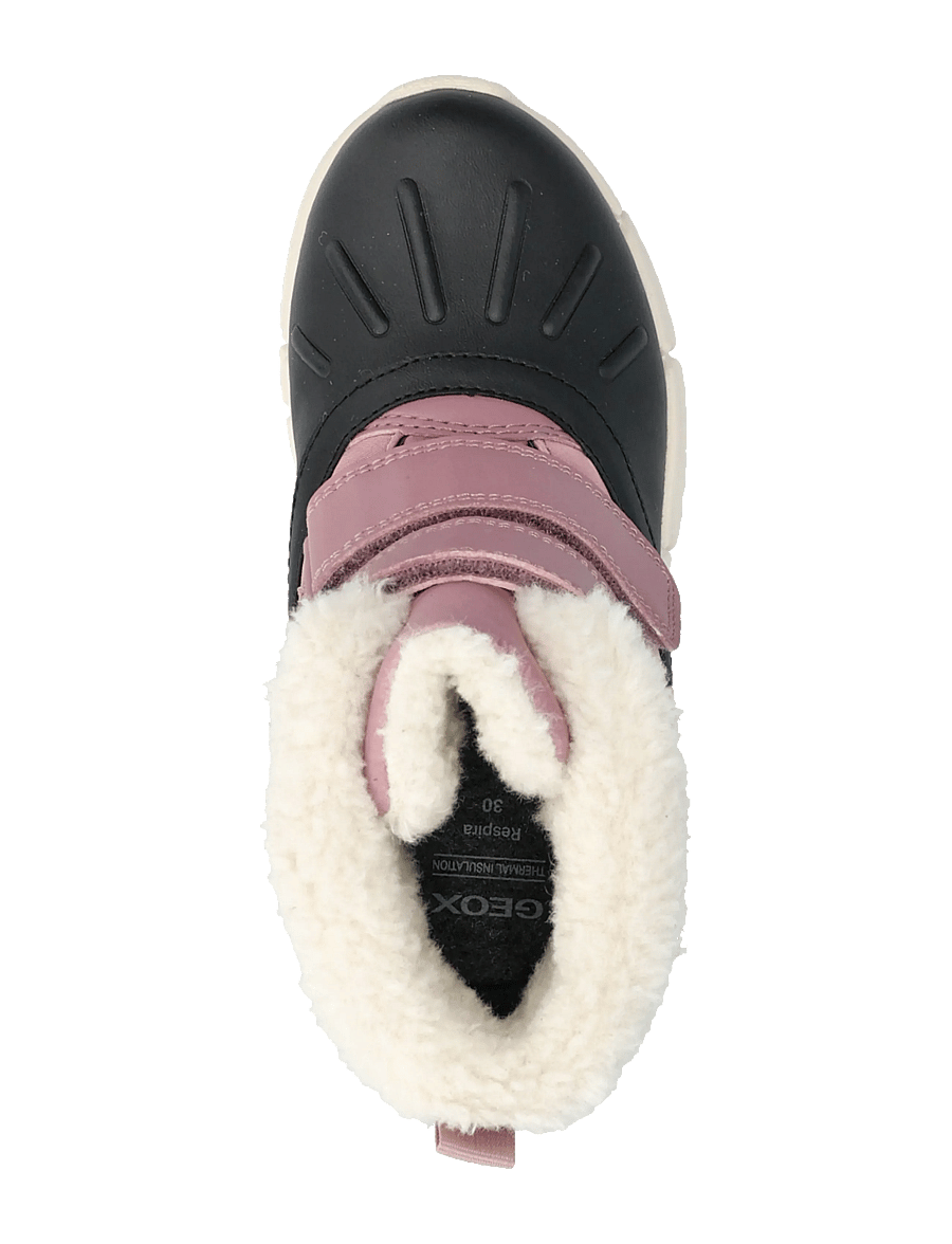 GEOX - J FLEXYPER GIRL B AB - vinterstövlar - pink/black - 3