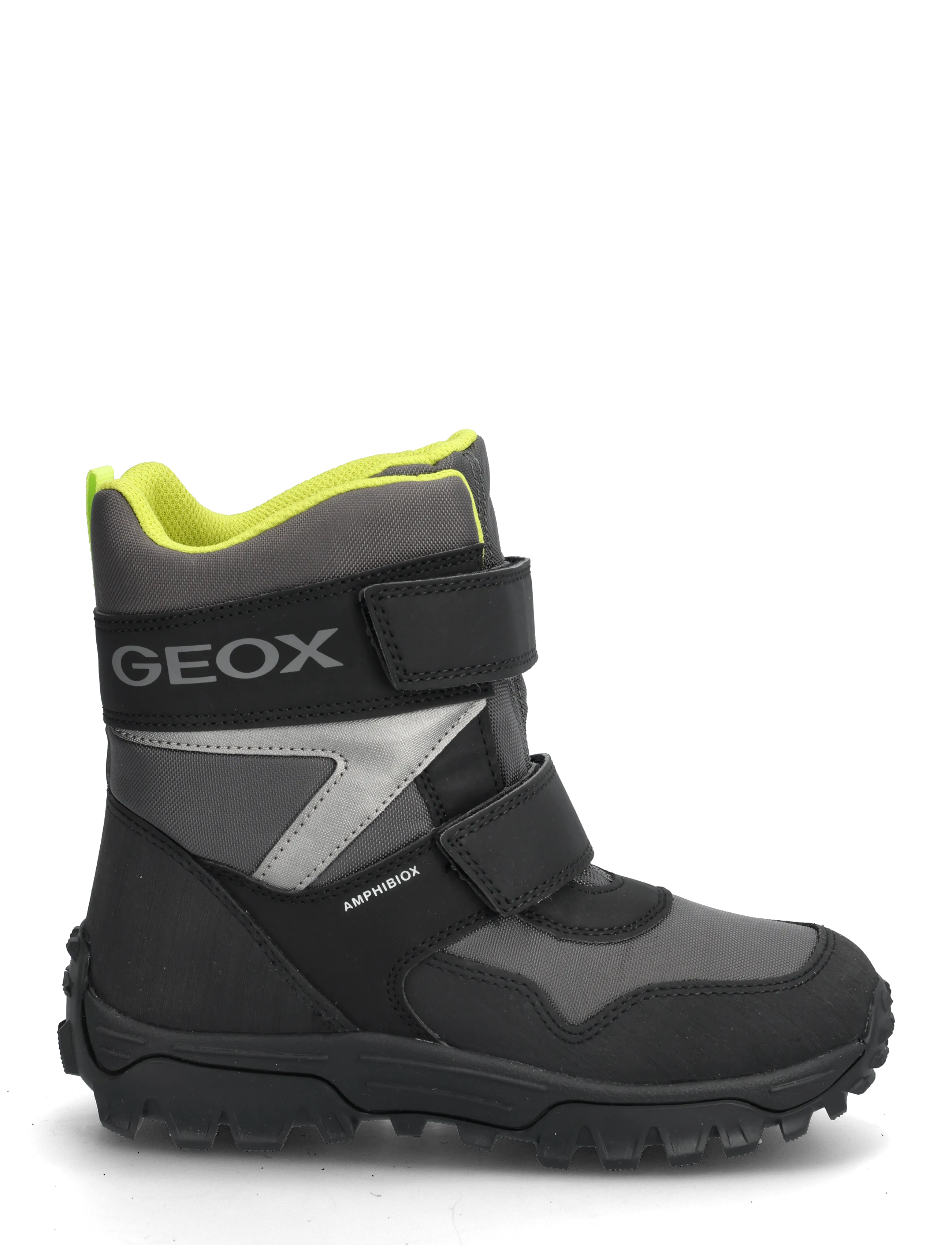 GEOX - J HIMALAYA BOY B ABX - winter boots - dark grey/lime - 1