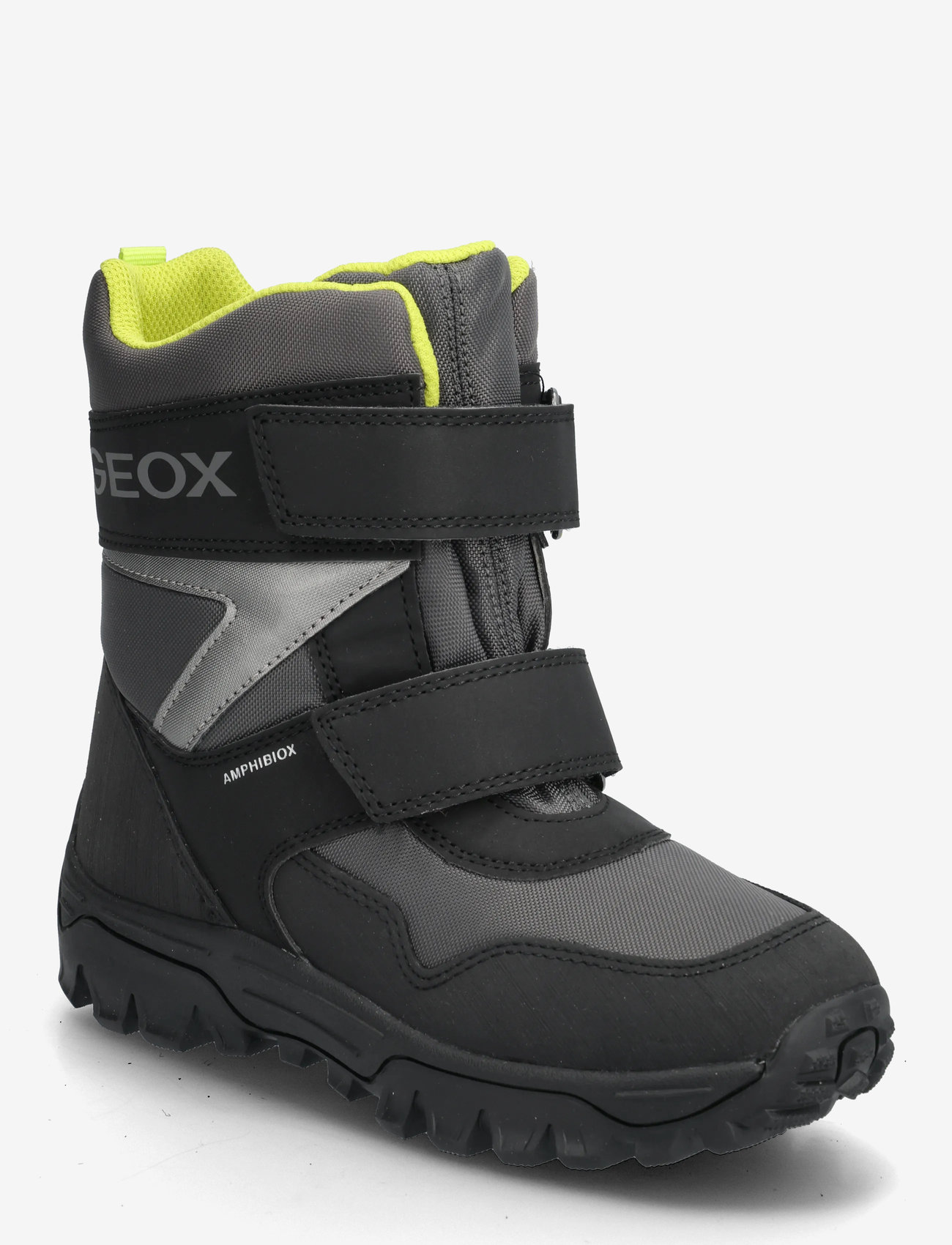 GEOX - J HIMALAYA BOY B ABX - vinterstövlar - grey/lime - 0