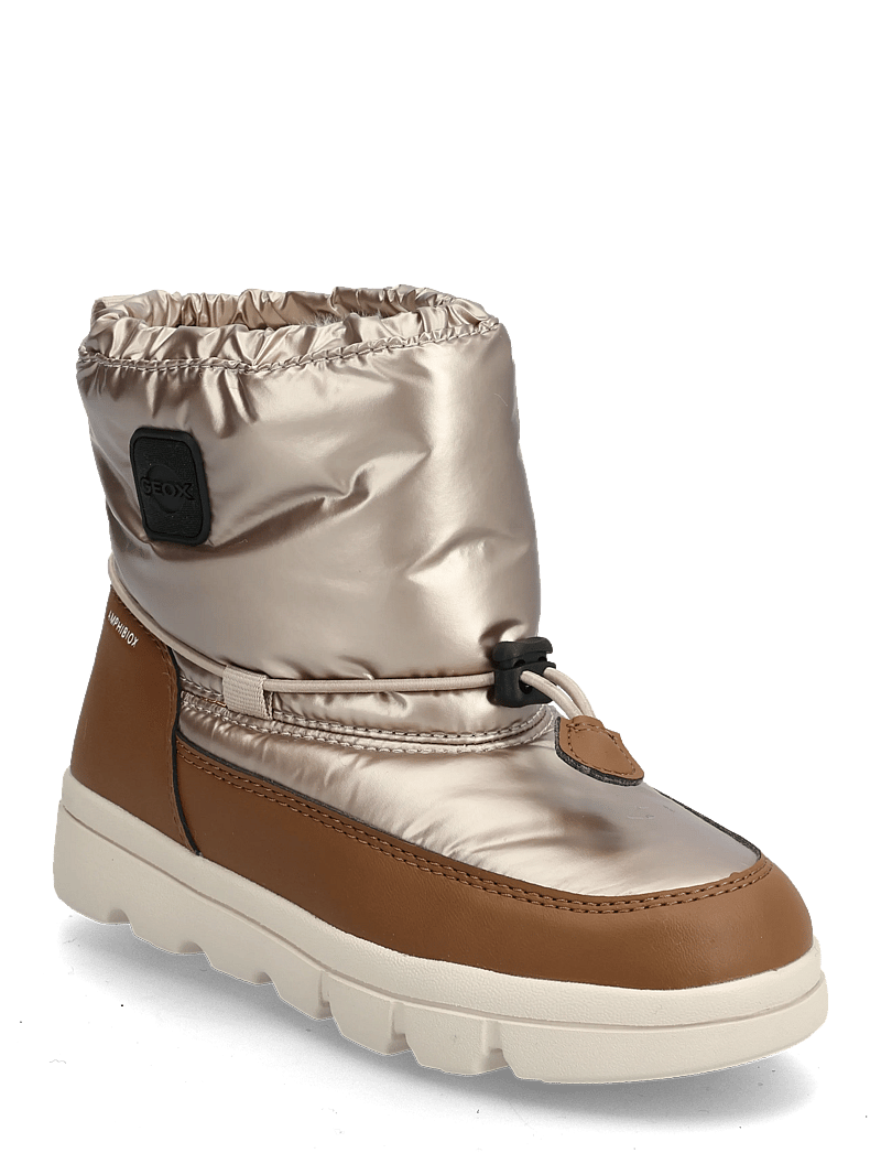 GEOX - J WILLABOOM GIRL B A - winter boots - beige/brow - 0