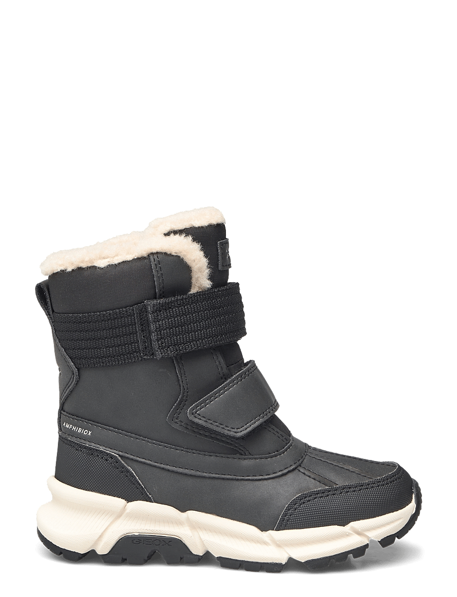 GEOX - J FLEXYPER PLUS BOY - talvesaapad - black - 1