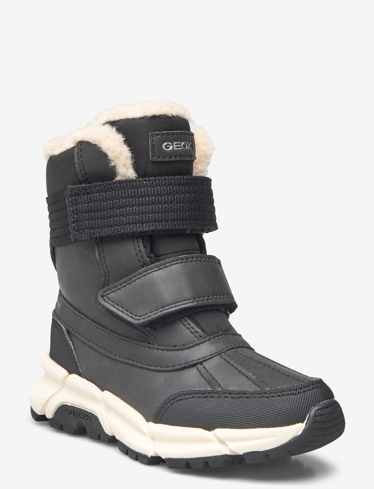 GEOX - J FLEXYPER PLUS BOY - efterårssko - blk oxford - 0