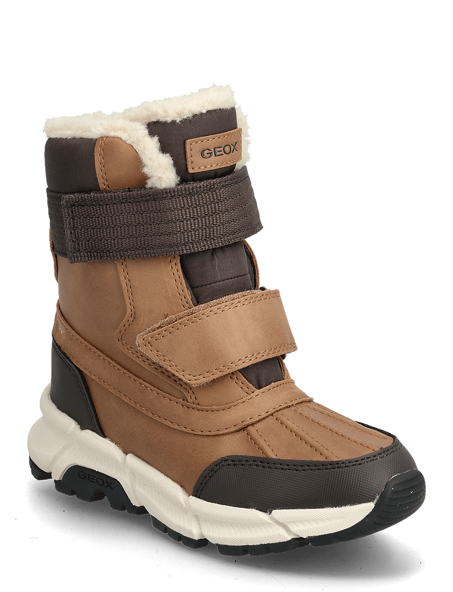 GEOX - J FLEXYPER PLUS BOY - rudens santaupos - tobacco/coffee - 0