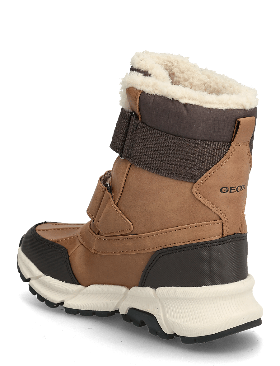 GEOX - J FLEXYPER PLUS BOY - rudens santaupos - tobacco/coffee - 2