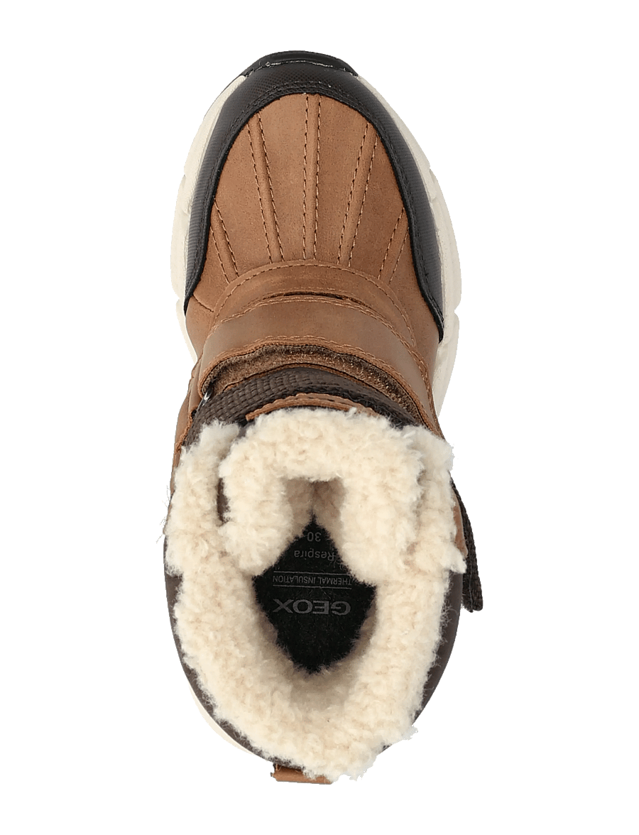 GEOX - J FLEXYPER PLUS BOY - rudens santaupos - tobacco/coffee - 3