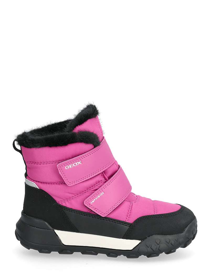 GEOX - J TREKKYUP GIRL B AB - vinterstøvler - fuch/blk - 1