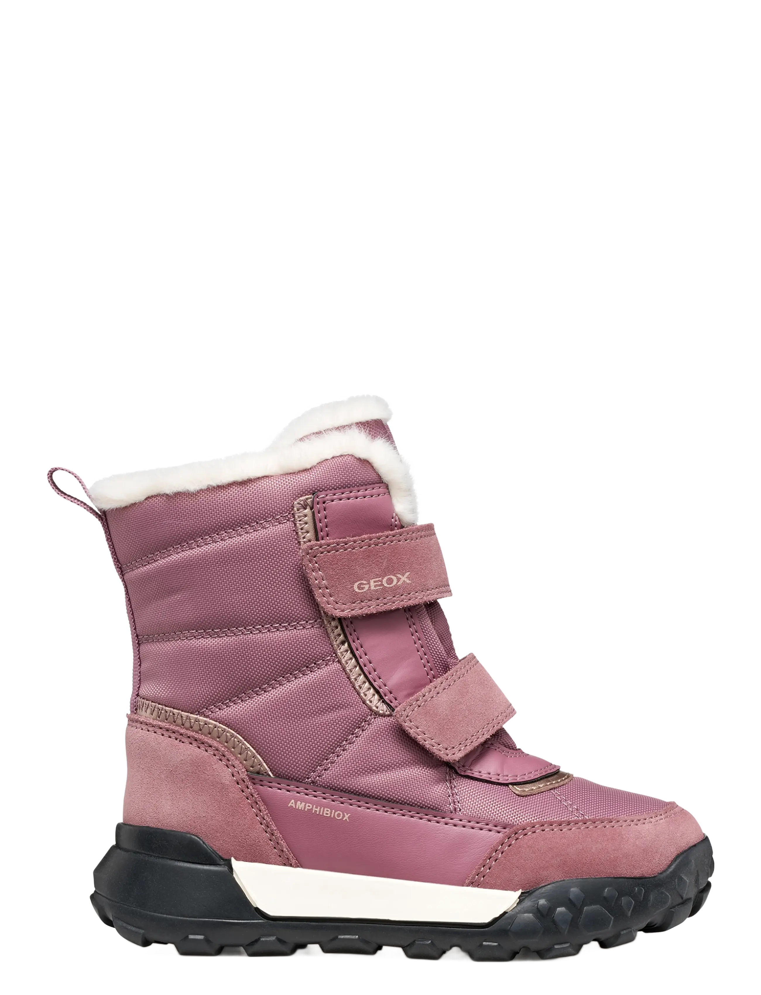 GEOX - J TREKKYUP GIRL B AB - dark rose/platinum - 1