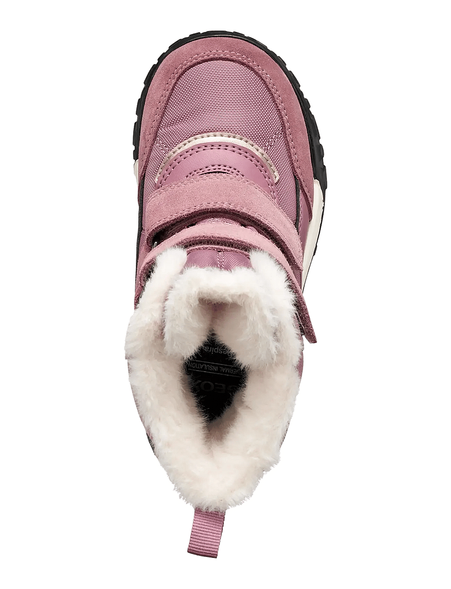 GEOX - J TREKKYUP GIRL B AB - dark rose/platinum - 3