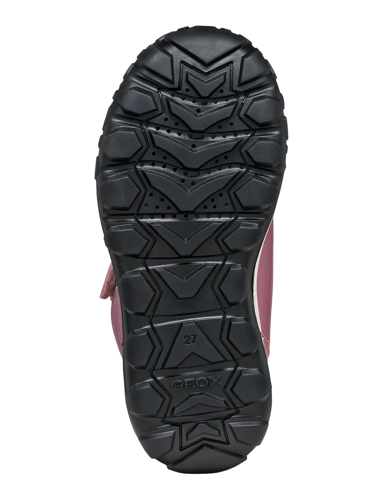 GEOX - J TREKKYUP GIRL B AB - dark rose/platinum - 4