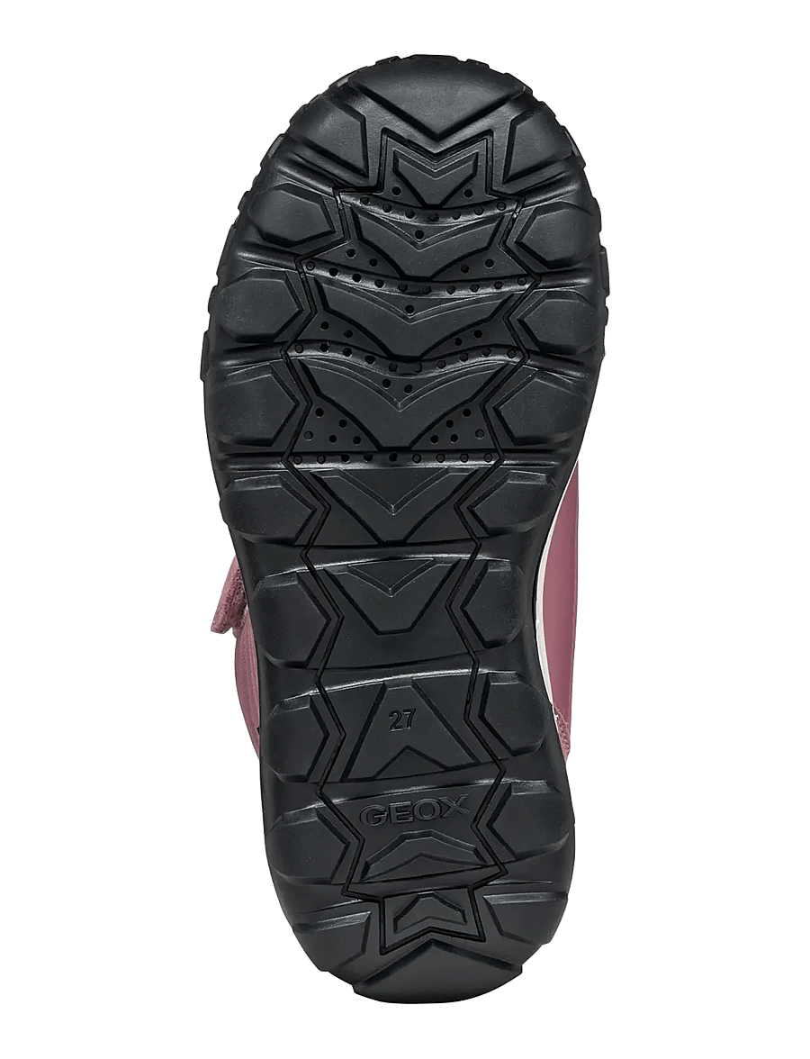 GEOX - J TREKKYUP GIRL B AB - dark rose/platinum - 4