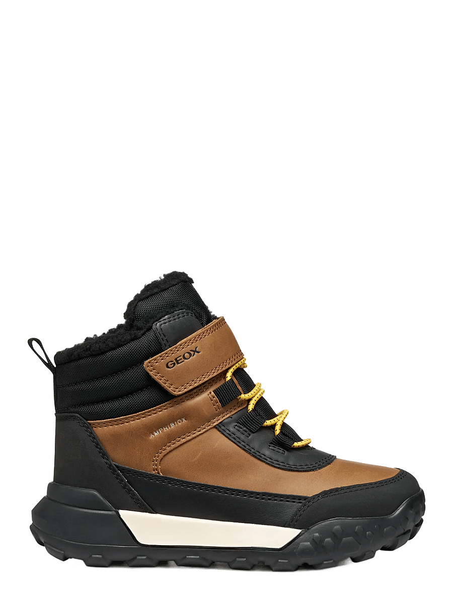 GEOX - J TREKKYUP BOY B ABX - winterstiefel - light brown/black - 1