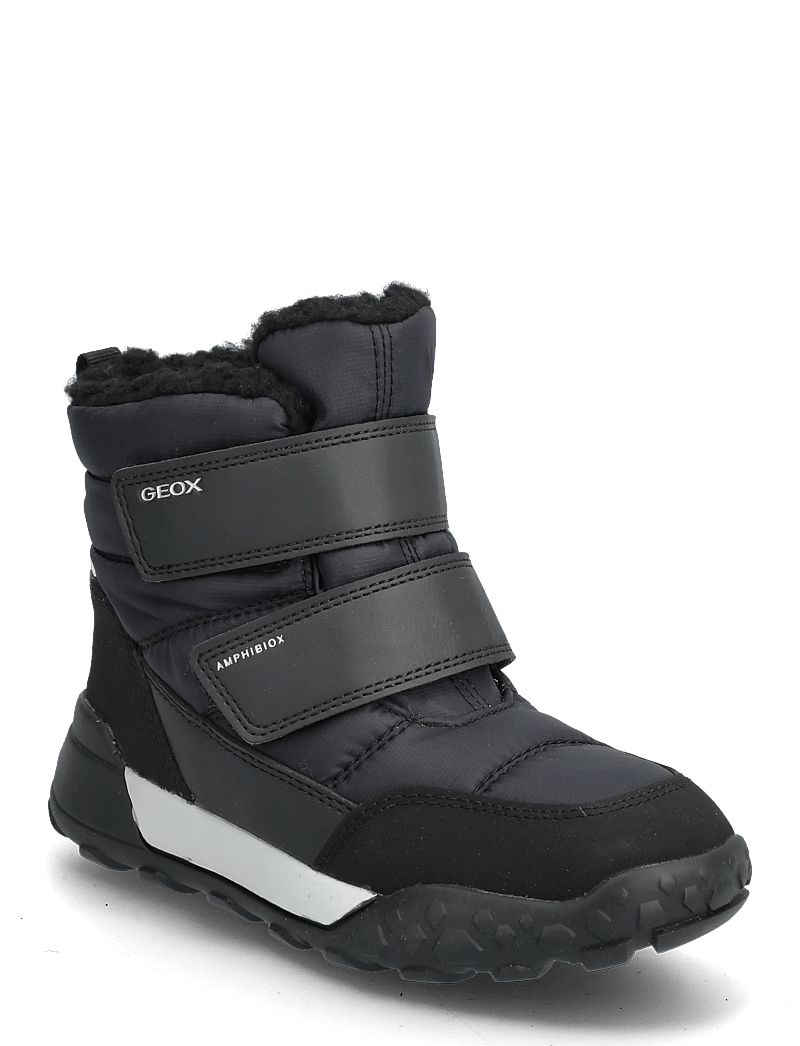 GEOX - J TREKKYUP BOY B ABX - vinterstøvler - black - 0