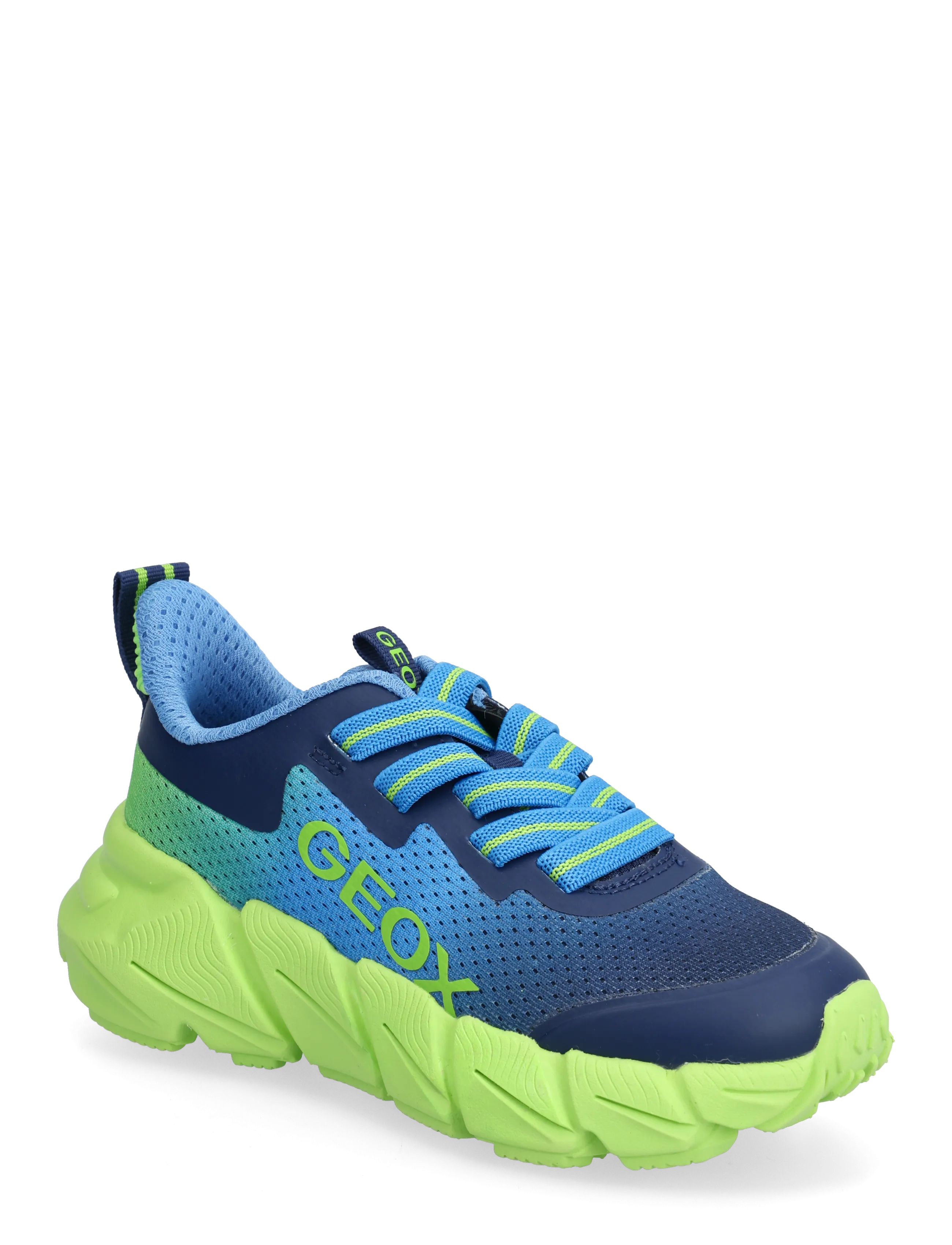 GEOX J FLEXYPER FAST BOY - Nyheder - BLUE/LIME / blue
