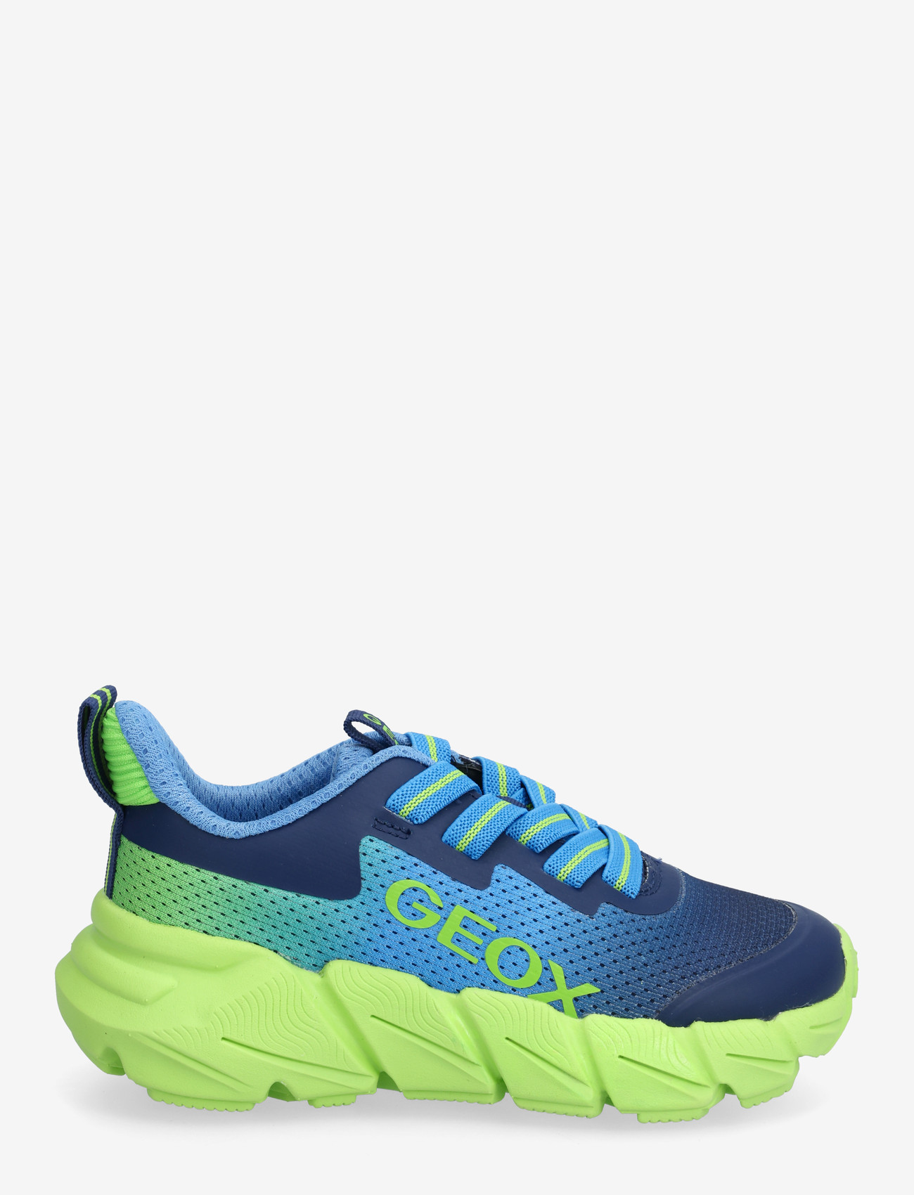 GEOX - J FLEXYPER FAST BOY - matalavartiset tennarit - blue/lime - 1