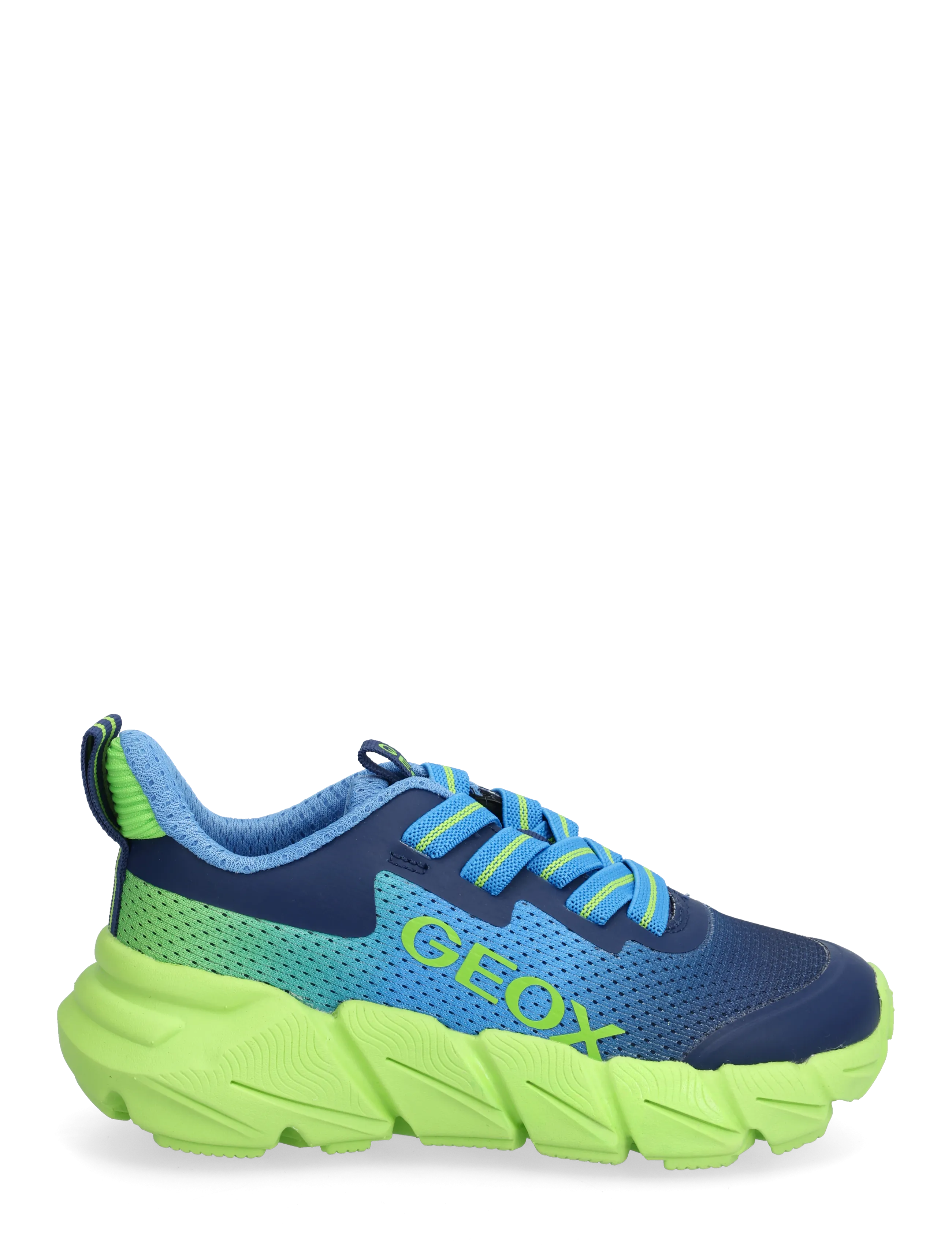 GEOX - J FLEXYPER FAST BOY - niedriger schnitt - blue/lime - 1