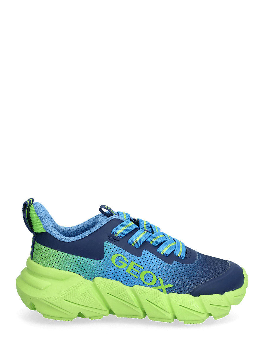 GEOX - J FLEXYPER FAST BOY - niedriger schnitt - blue/lime - 1