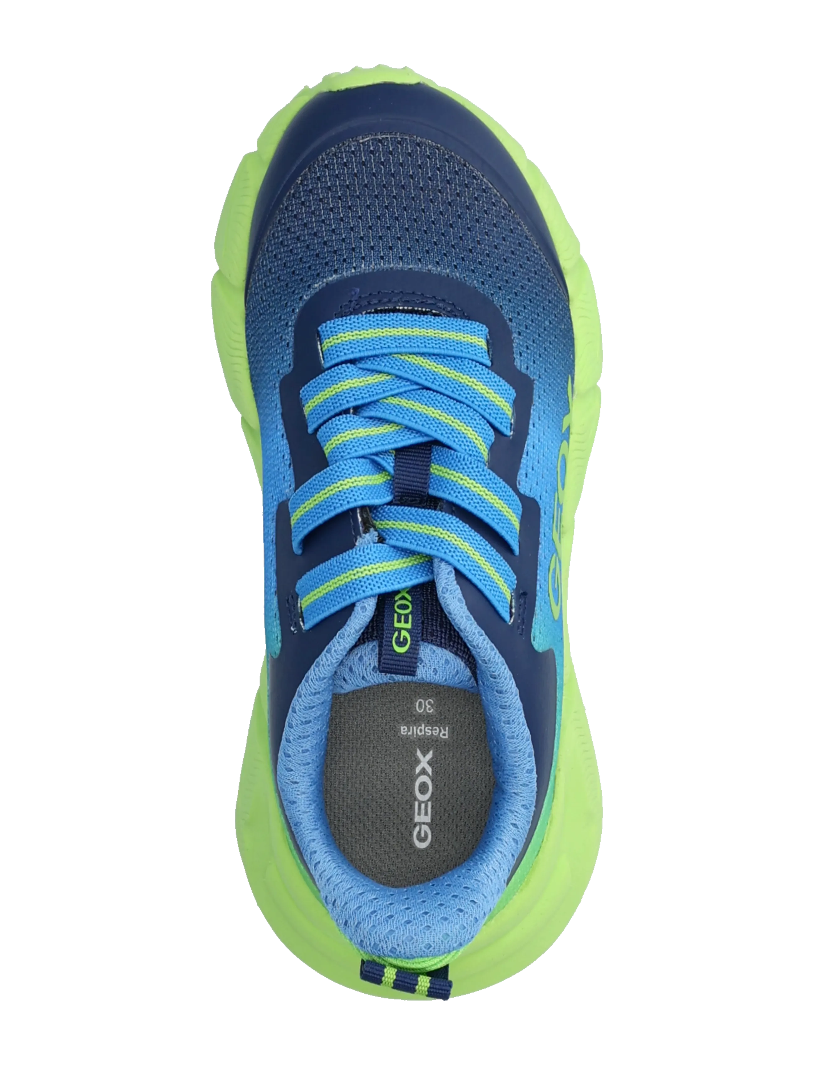 GEOX - J FLEXYPER FAST BOY - niedriger schnitt - blue/lime - 3
