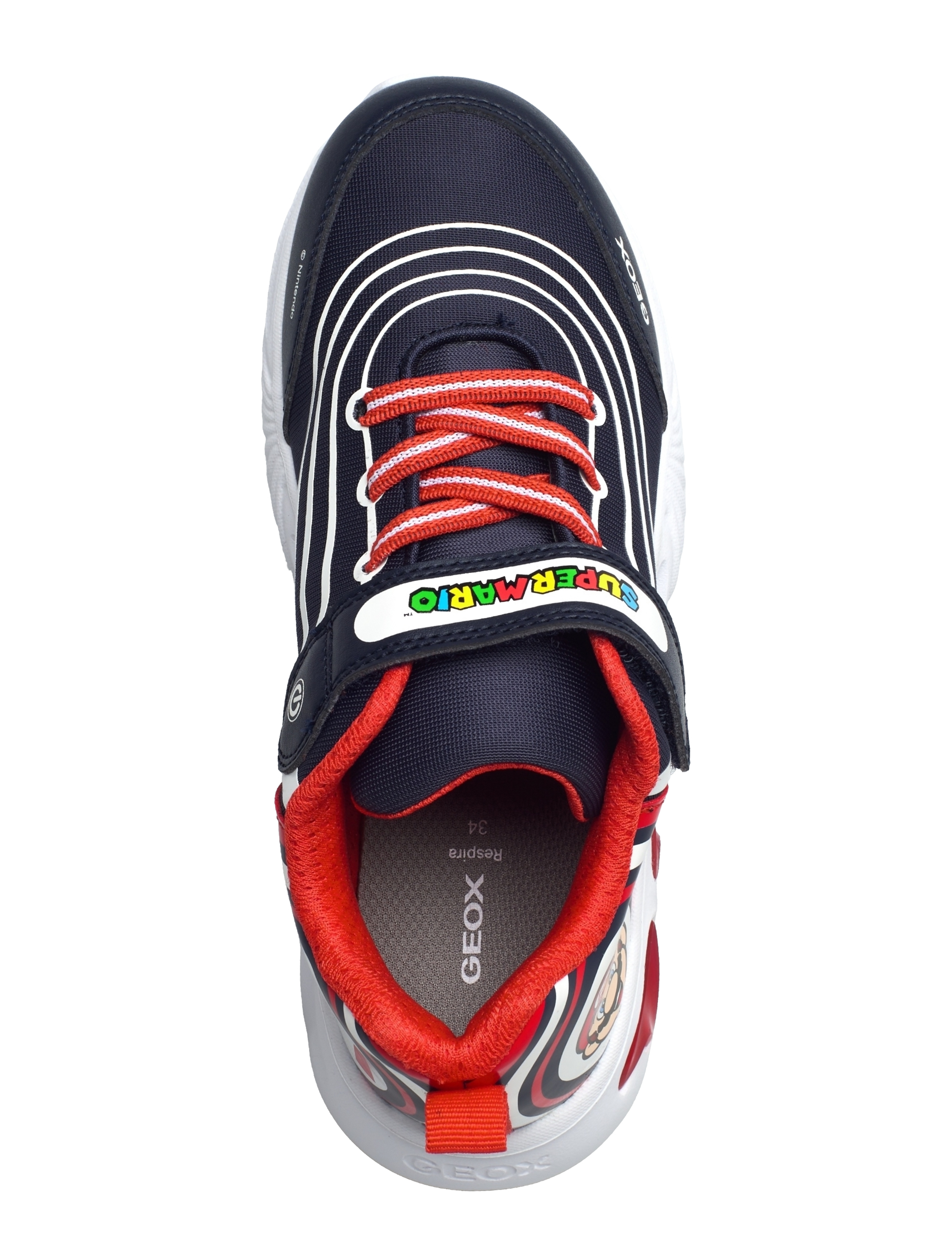 GEOX - J ASSISTER BOY B - navy/red - 4