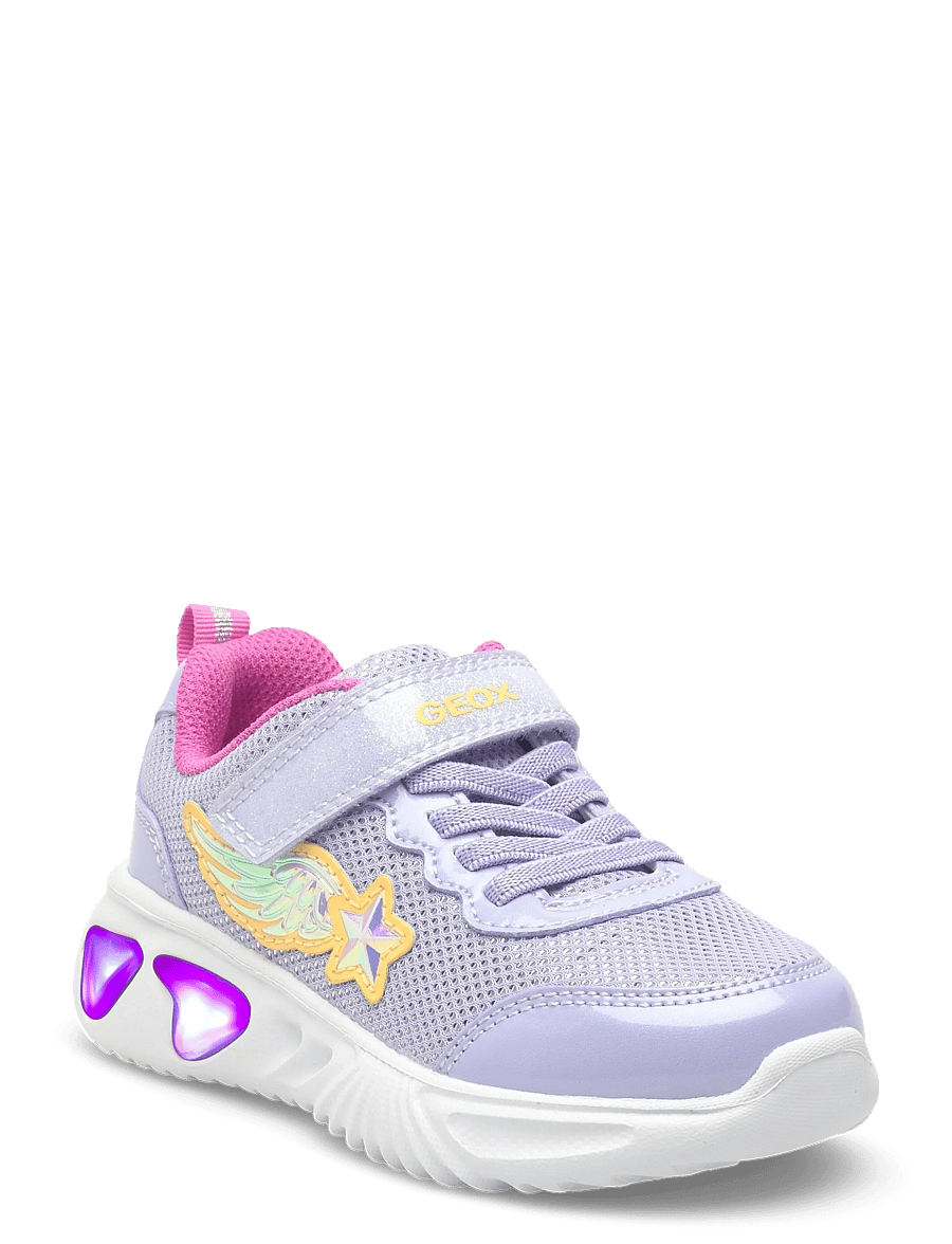 GEOX - J ASSISTER GIRL B - blinkende turnschuhe - lavender/fuchsia - 0