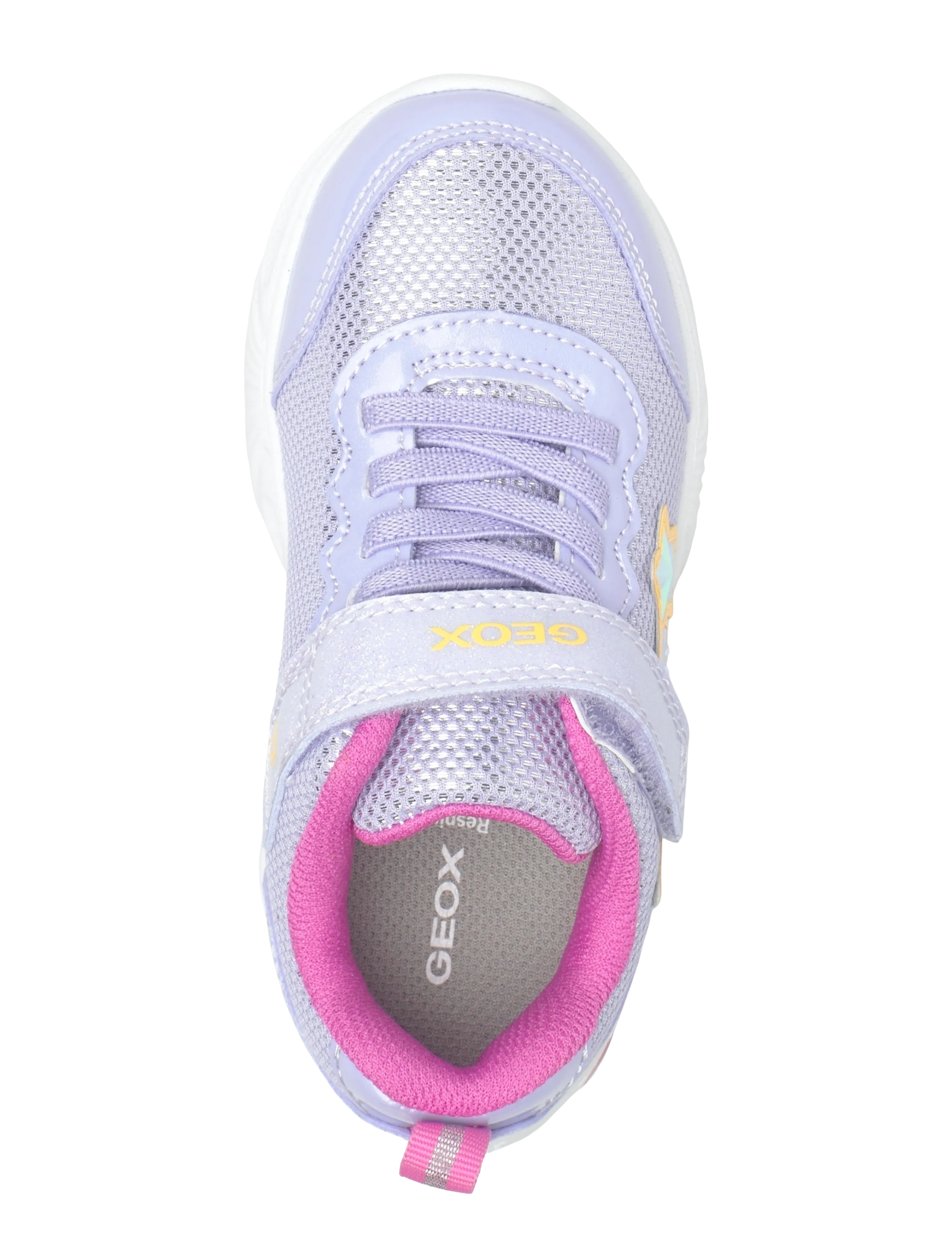GEOX - J ASSISTER GIRL B - vilkuvad botased - lavender/fuchsia - 3