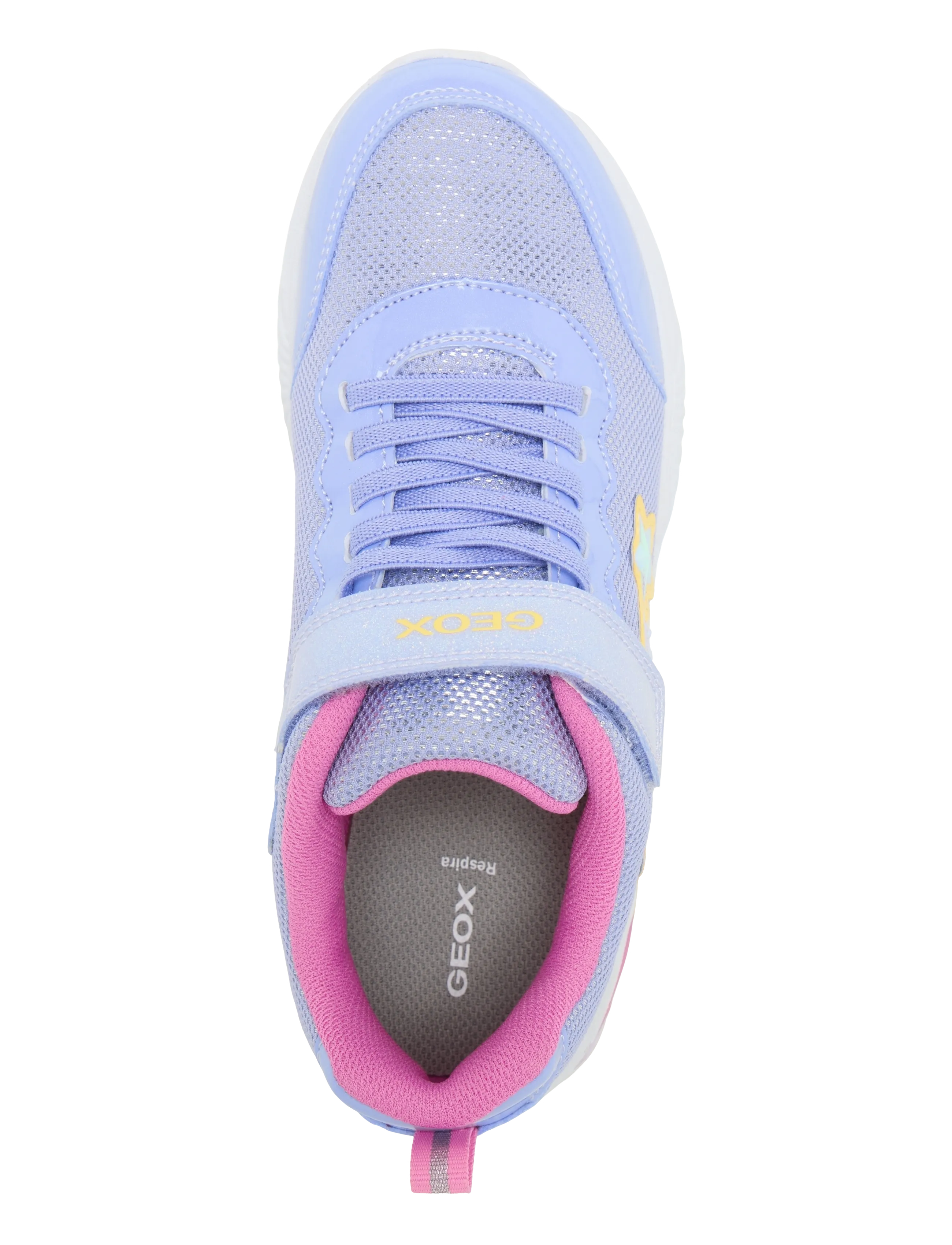 GEOX - J ASSISTER GIRL B - blinkande sneakers - med purple - 3