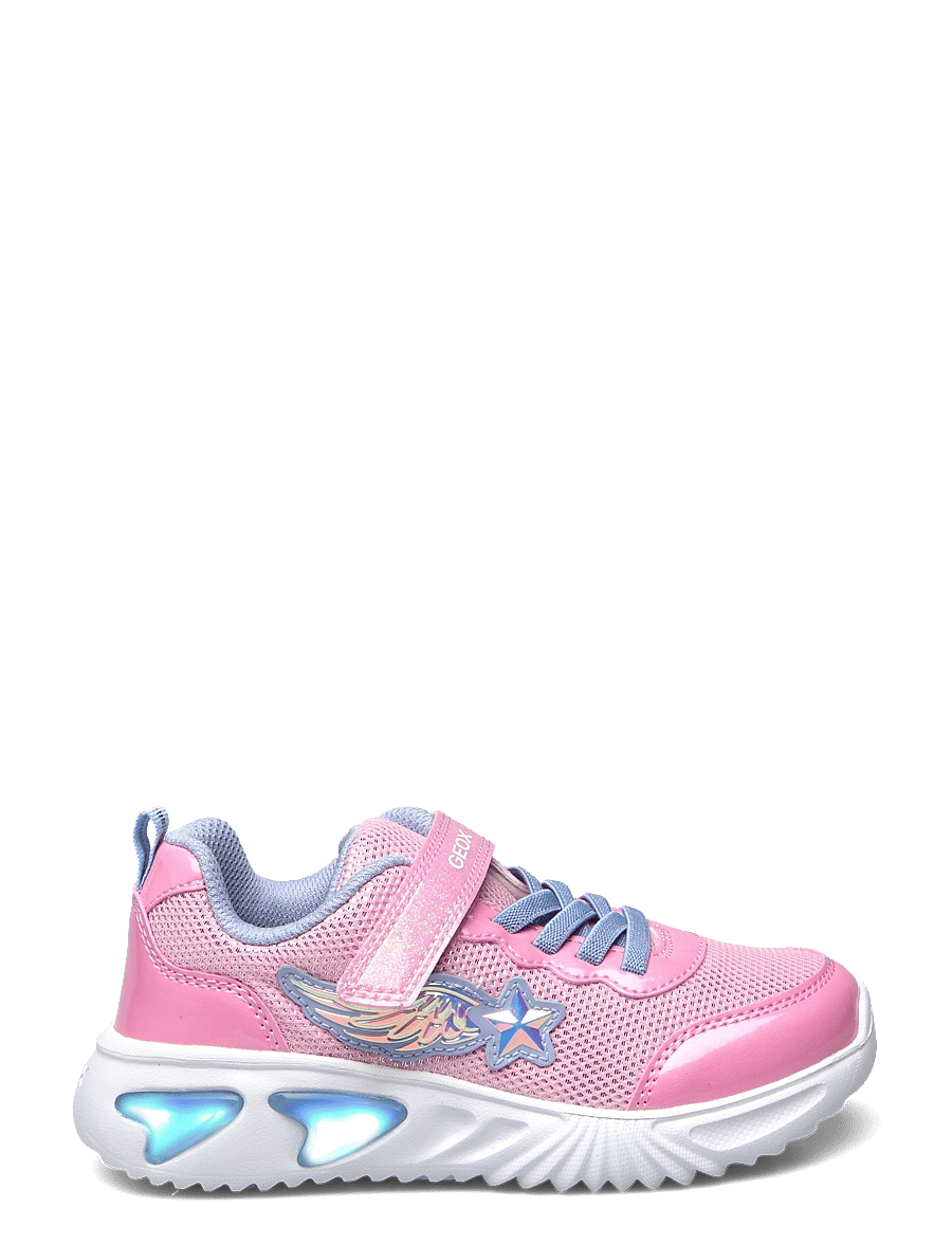 GEOX - J ASSISTER GIRL B - blinkende turnschuhe - pink/lt sky - 1