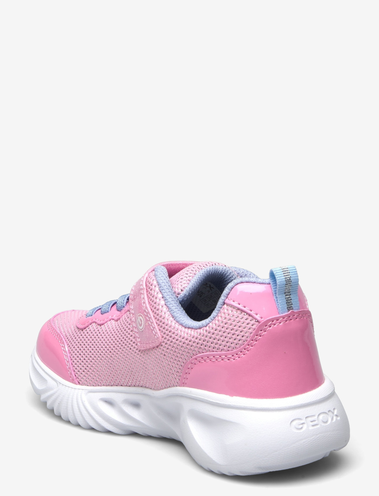 GEOX - J ASSISTER GIRL B - blinkande sneakers - pink/lt sky - 2