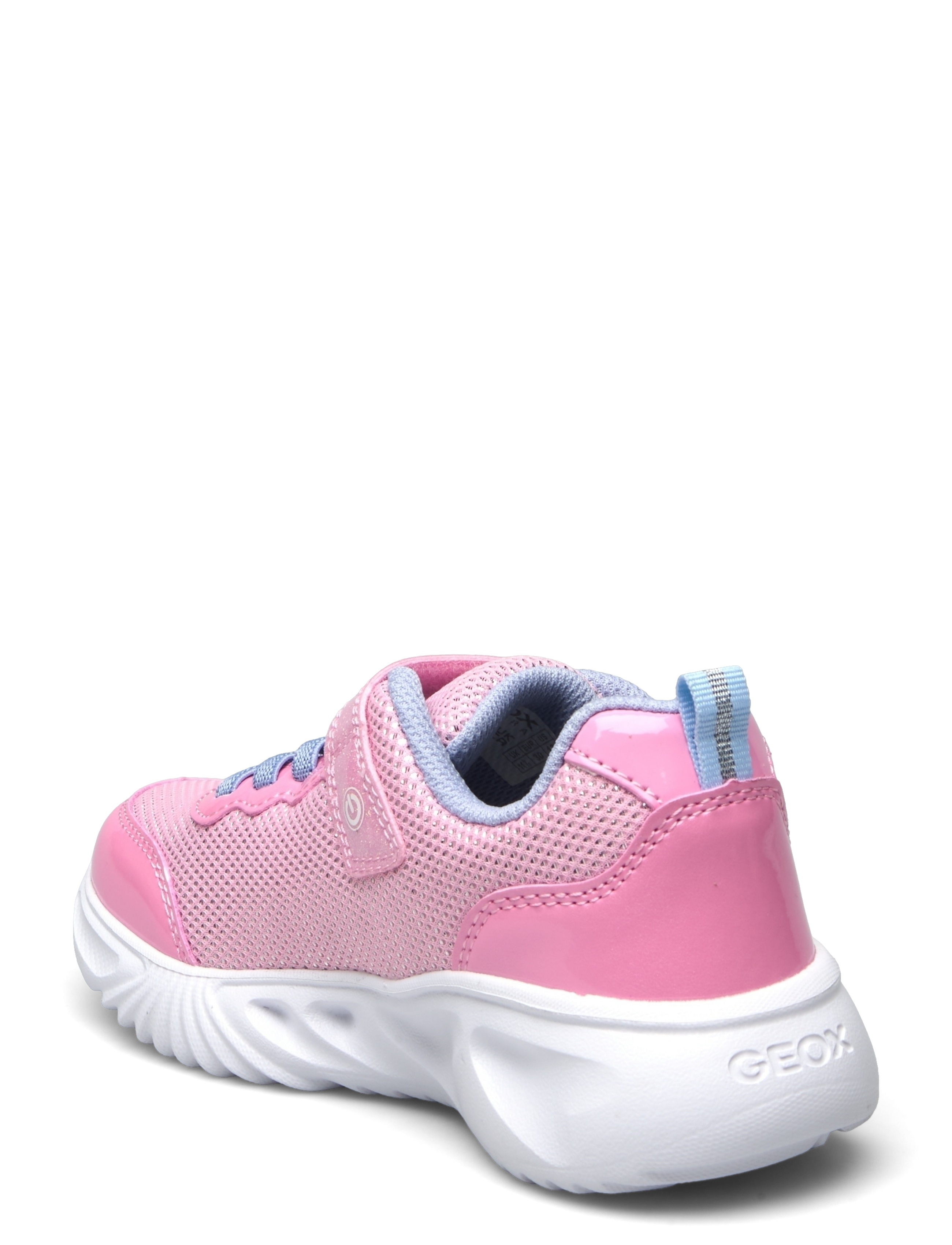 GEOX - J ASSISTER GIRL B - sneakers med lys - pink/lt sky - 2