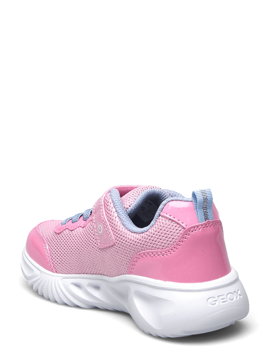 GEOX - J ASSISTER GIRL B - blinkende turnschuhe - pink/lt sky - 2
