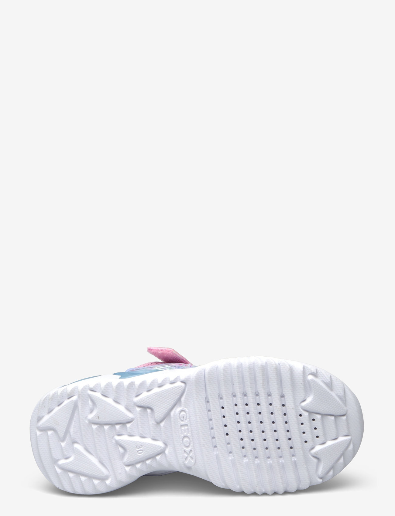 GEOX - J ASSISTER GIRL B - blinkande sneakers - pink/lt sky - 3