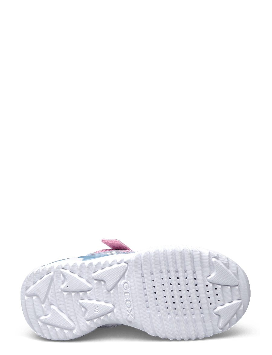 GEOX - J ASSISTER GIRL B - blinkende turnschuhe - pink/lt sky - 3