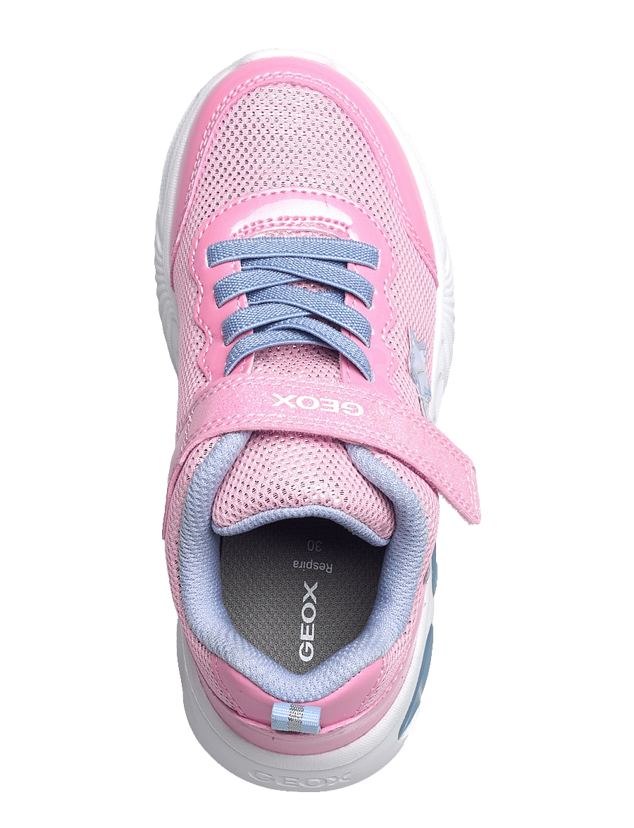GEOX - J ASSISTER GIRL B - blinkende turnschuhe - pink/lt sky - 4