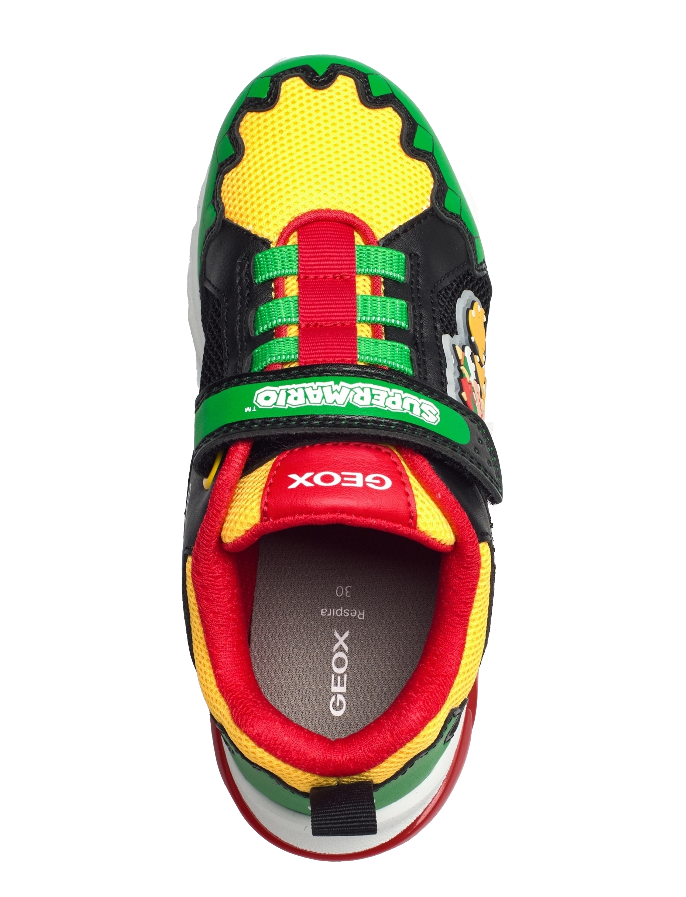 GEOX - J CIBERDRON BOY E - dkgree/red - 4