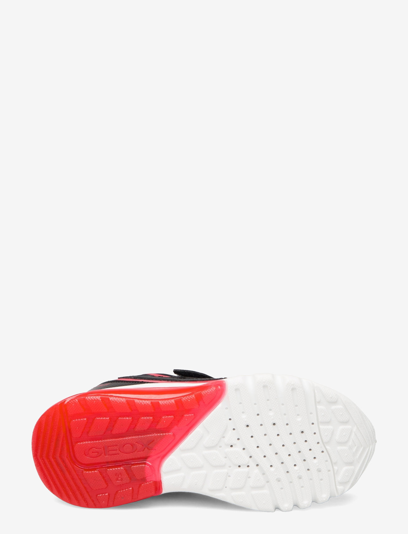 GEOX - J CIBERDRON BOY G - blinkande sneakers - black red - 3