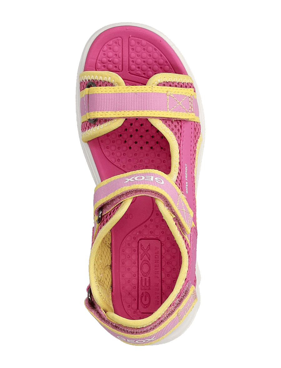 GEOX - J SANDAL AIRADYUM GI - sandalen - fuchsia/yellow - 3