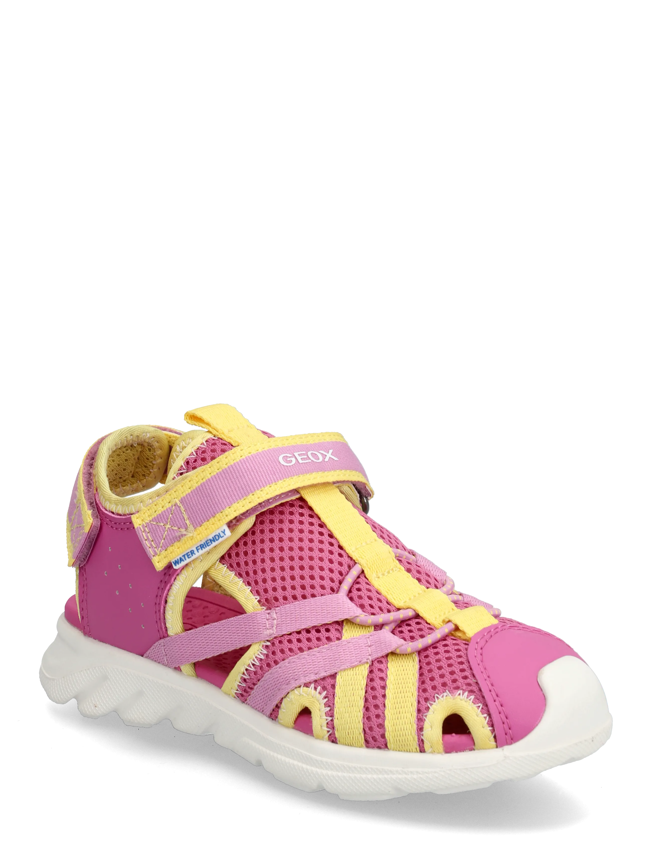 GEOX J SANDAL AIRADYUM GI - Sandaler - FUCHSIA/YELLOW / pink/rose