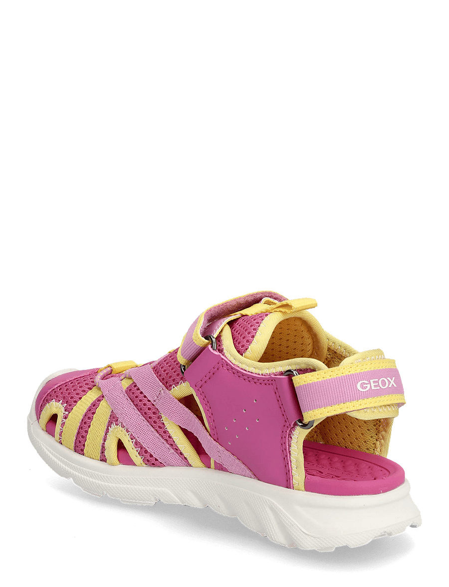 GEOX - J SANDAL AIRADYUM GI - sandalen - fuchsia/yellow - 1