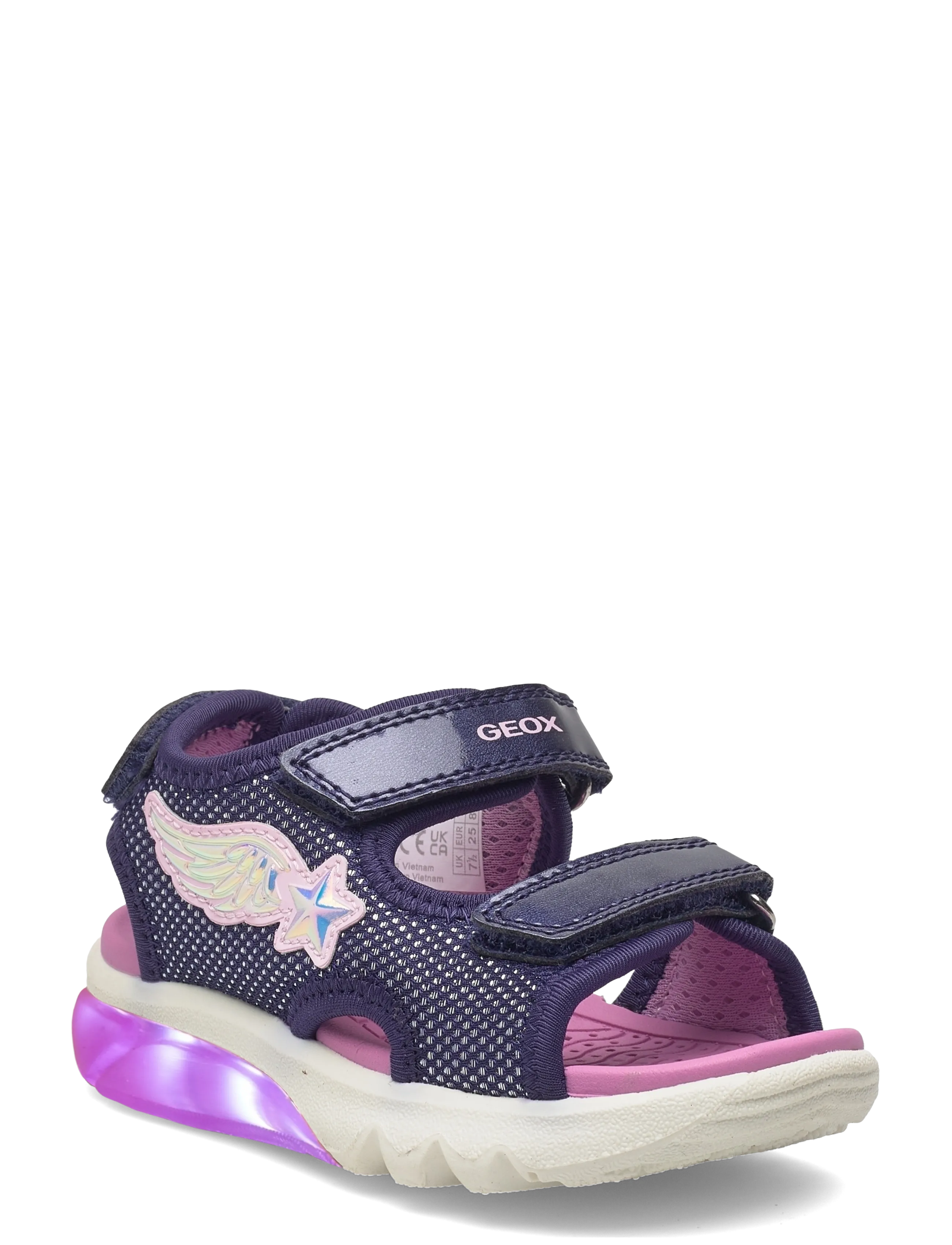 GEOX J SANDAL CIBERDRON G - Skor - NAVY/PINK / navy
