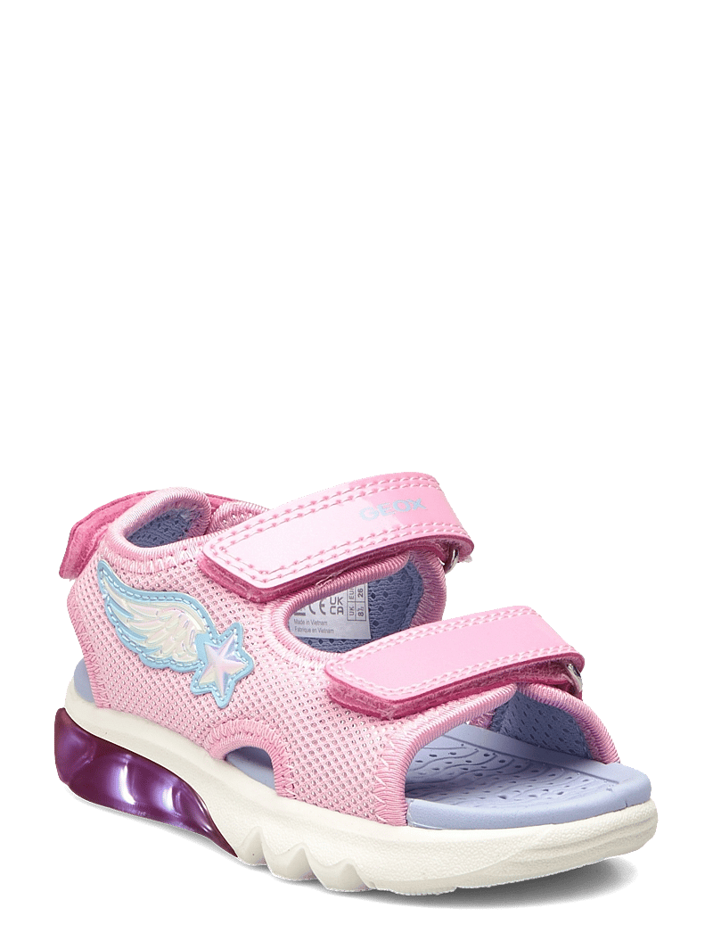 GEOX - J SANDAL CIBERDRON G - sandaalid - pink/lt sky - 0