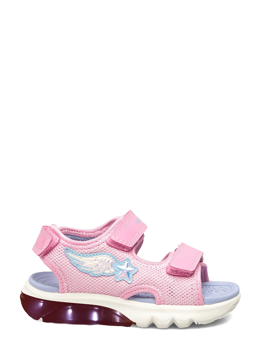 GEOX - J SANDAL CIBERDRON G - sandaalid - pink/lt sky - 1