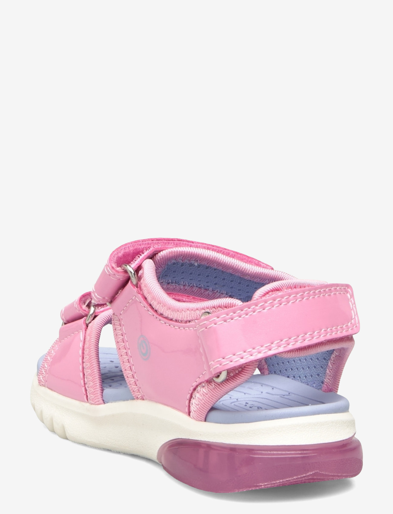 GEOX - J SANDAL CIBERDRON G - sandały - pink/lt sky - 2